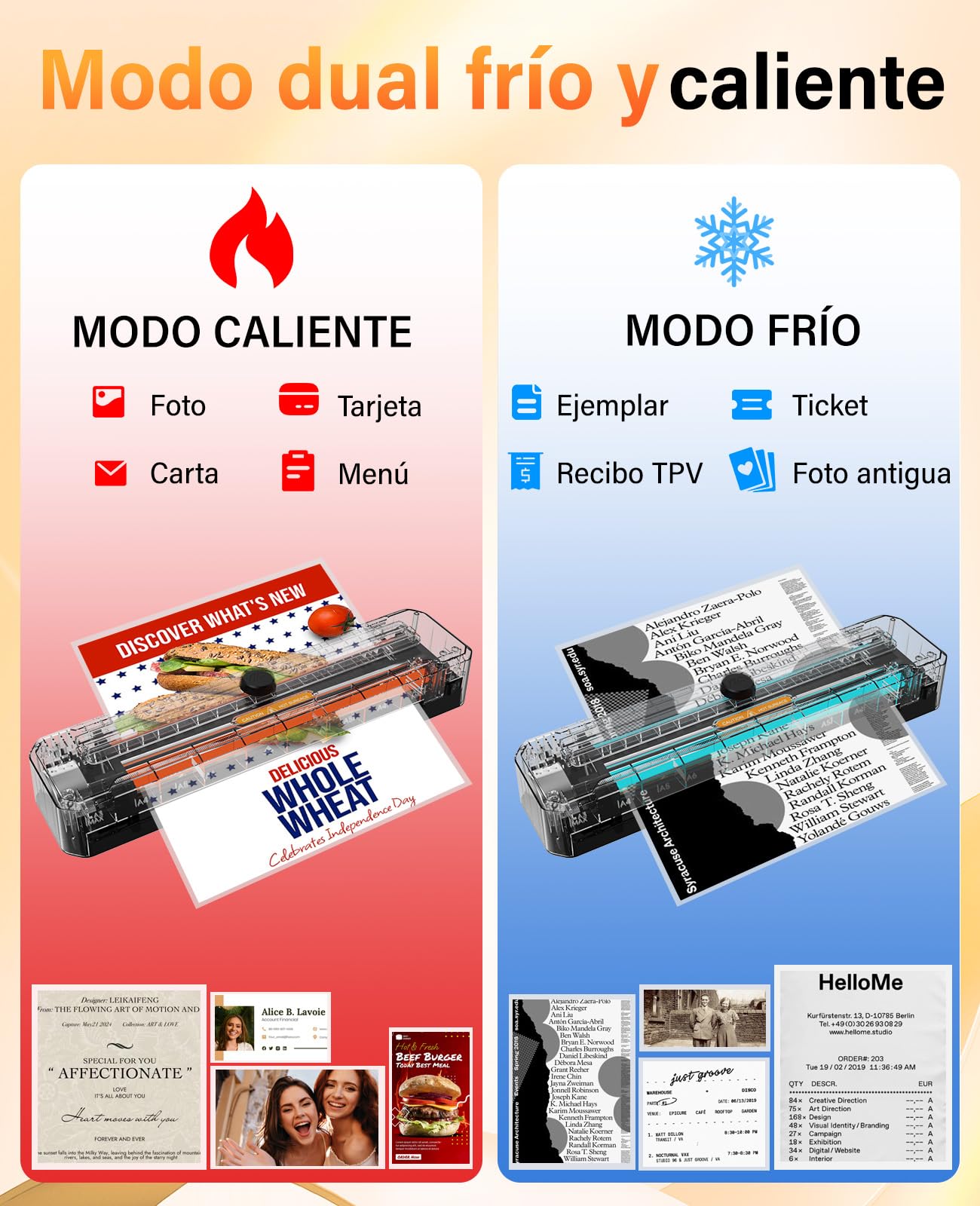MAXDONE Plastificadora, Plastificadora A3 Cortador Integrado, Máquina de Laminadora en Modo Frío y Caliente, con Bolsas y Redondeador de Esquina