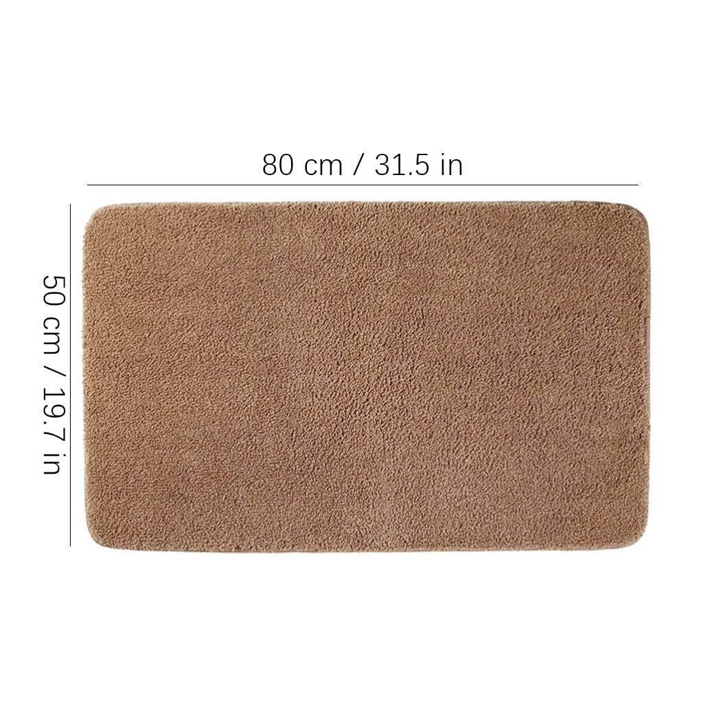 Pratico Tappetino da bagno in cotone memory Tappeto rettangolare ad assorbimento rapido ispessito con supporto antiscivolo Tappeto lavabile cucina camera da letto bella