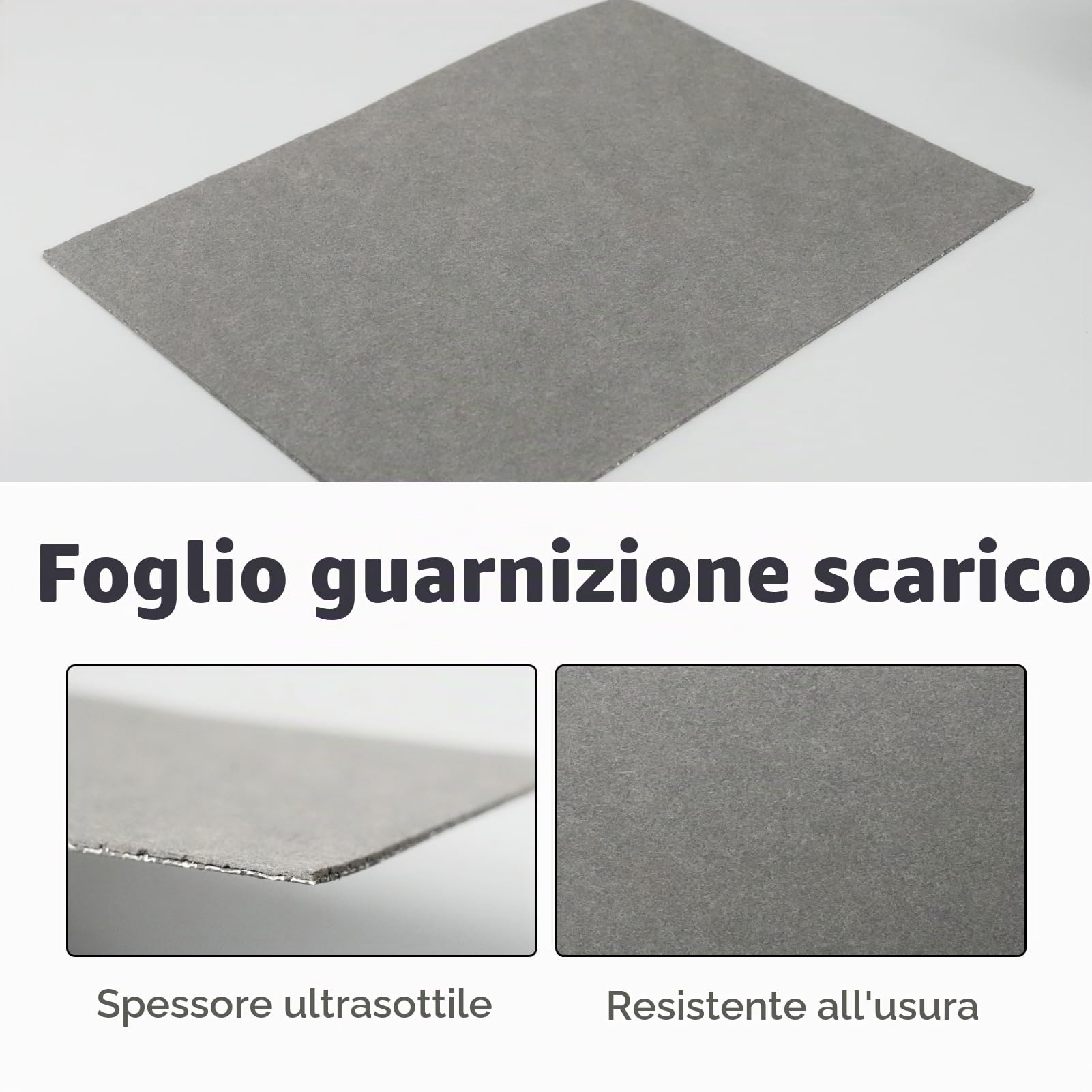Fogli Guarnizione Collettore spessore 1,6mm dimensioni 20x15cm per Auto Moto Scooter Tosaerba Decespugliatore Motore 2T 4T