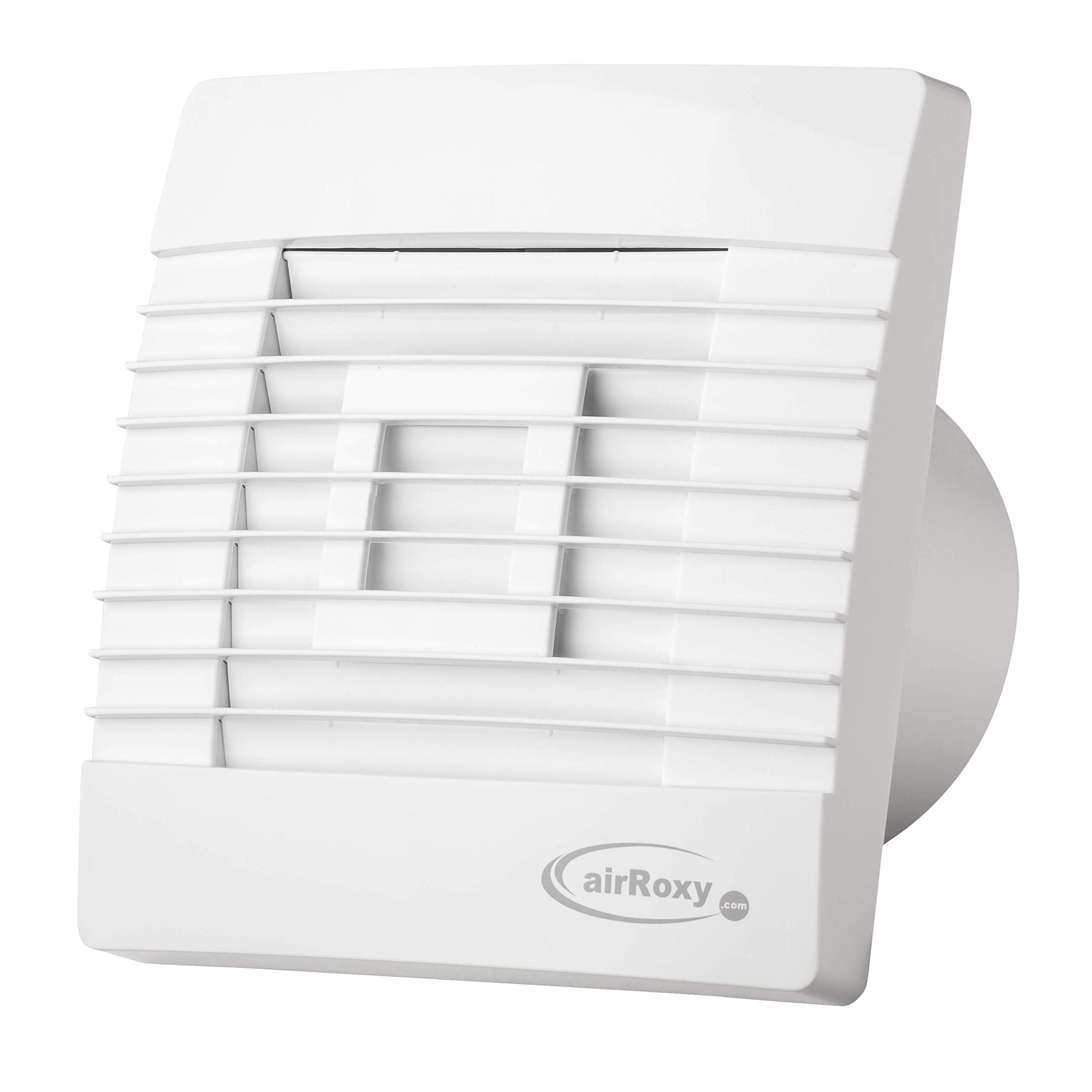 Airroxy 120mm Extractor Fan Bakcdraft Shutters Standard Prestige 5 Inch Bathroom Wall Fan