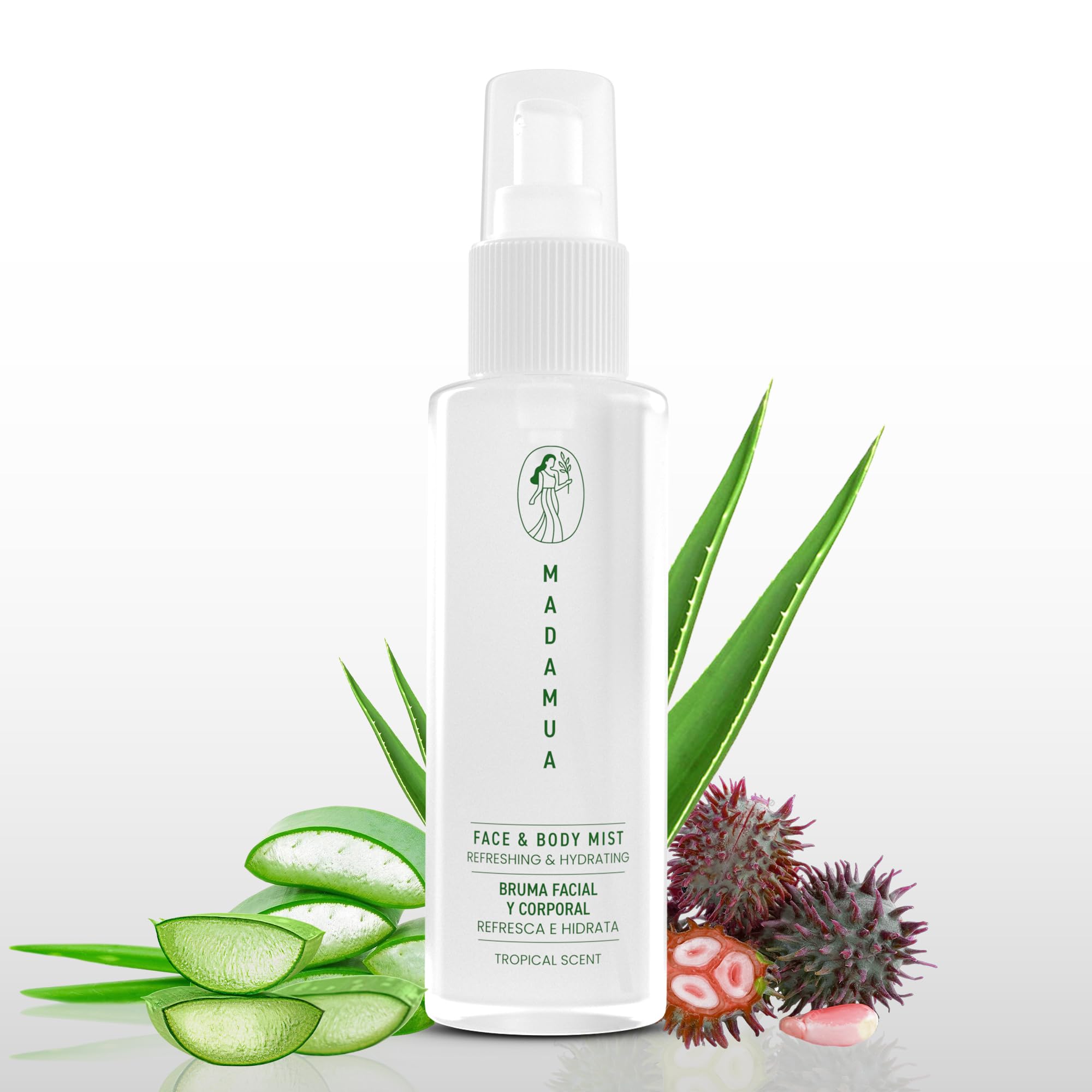 MADAMUA Face & Body Mist for Women - Women's Spray Lotion for Body & Hydrating Face Mist - Hydrating Care Lotion - Spray on Moisturizer for Dry Skin