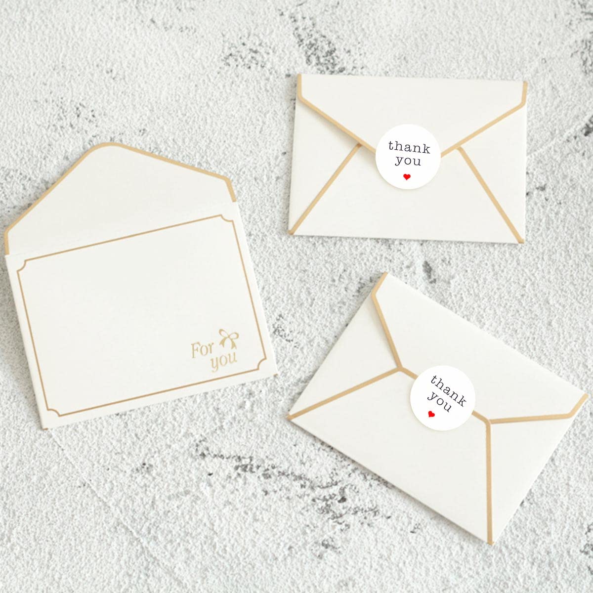 120 Pezzi Mini Carte di Thank You MONCAP Biglietti Grazie Assortiti Thank You Card Biglietto di Ringraziamento Mini per Insegnanti Laurea Affari Affari Matrimonio Baby Shower (Oro Nero