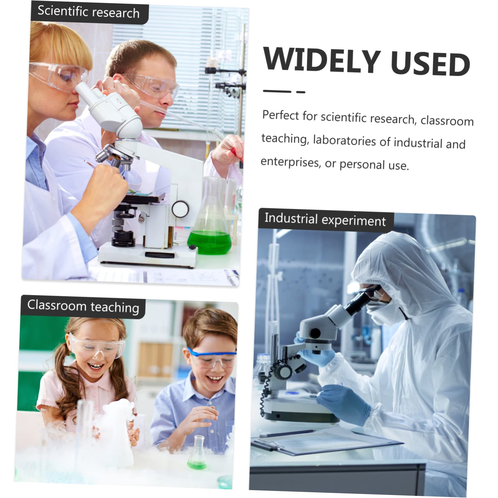 3 Sätze Teiliges Set Borosilikatglas Becher Hitzebeständig Wiederverwendbar Präzise Messbecher Für Labor Und Küche 4 Stück * 3