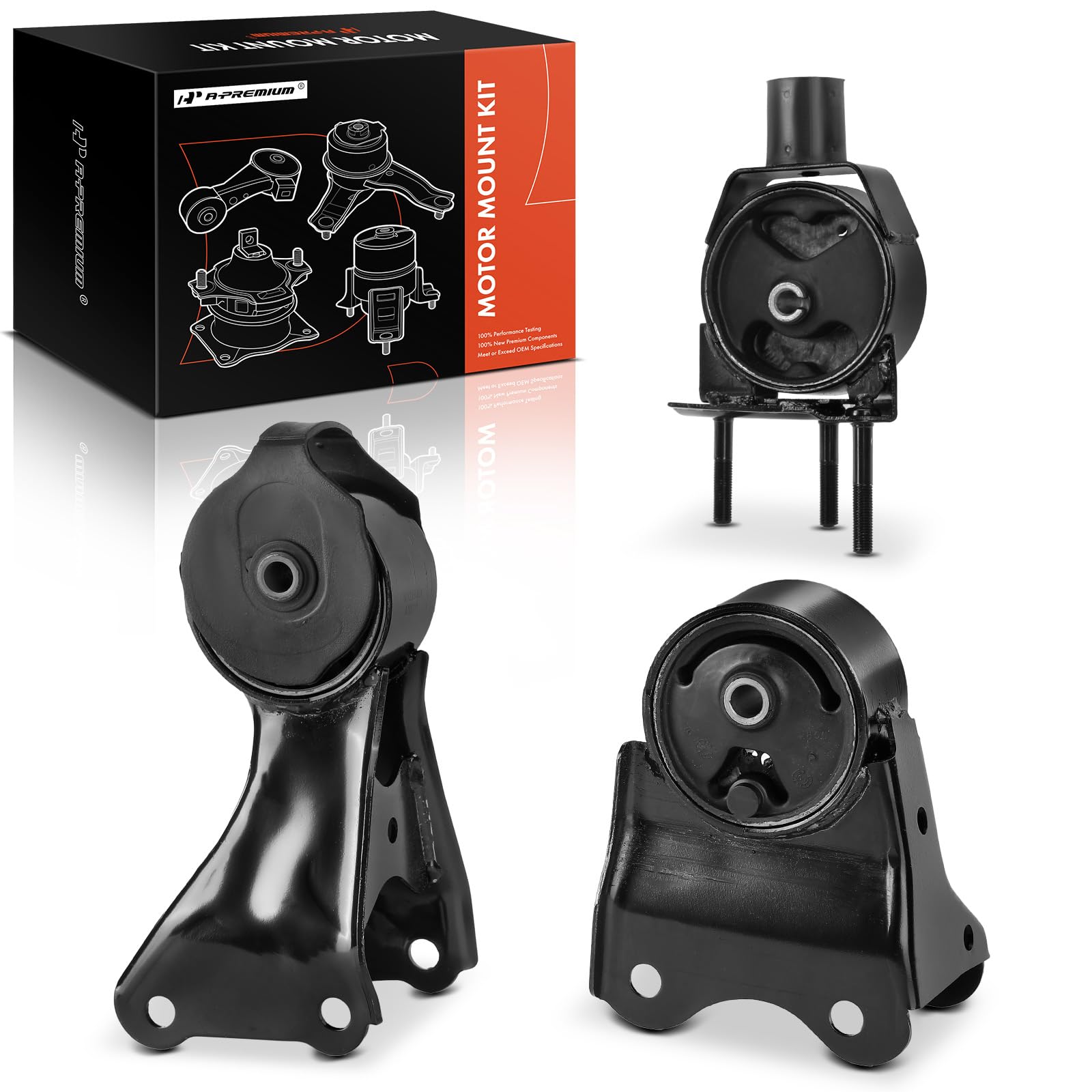 Engine & Transmission Mount Kit (Set Of 4) For 2000-2006 Nissan Sentra 1.8L