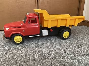 レトロ　米澤玩具（株）ブリキのダンプカー　長さ380×幅160×高さ195 Amazon | ヨネザワ 大 ダンプ ブリキ玩具 処分 最終出品