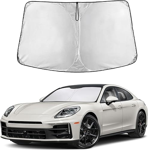 Miniatura 281 de EcoNour Parasol para parabrisas Rivian R1S / R1T 2022-2024 2025 2026, visera solar para parabrisas delantero y ventana, bloqueador de calor UV
