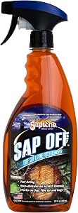 Gliptone Sap Off, Fast-Acting Sap, Pine Tar & Bug Remover Spray, 22 Fl Oz, Non-Abrasive Formula Safe for Paint, Glass & Plastic, Removes Dried-On Sap, Tar, and Bug Residue Quickly