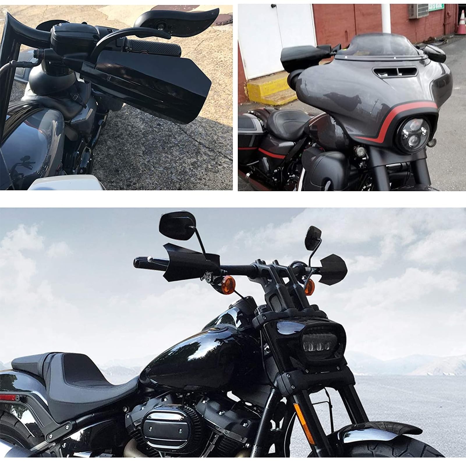 Osłony Dłoni Handguardy, Motocykl Handguard Wind Protector Jazda ze Stopu Aluminium Windproof Hand Protector Części Motocyklowe do Motocykla Dirt Bike