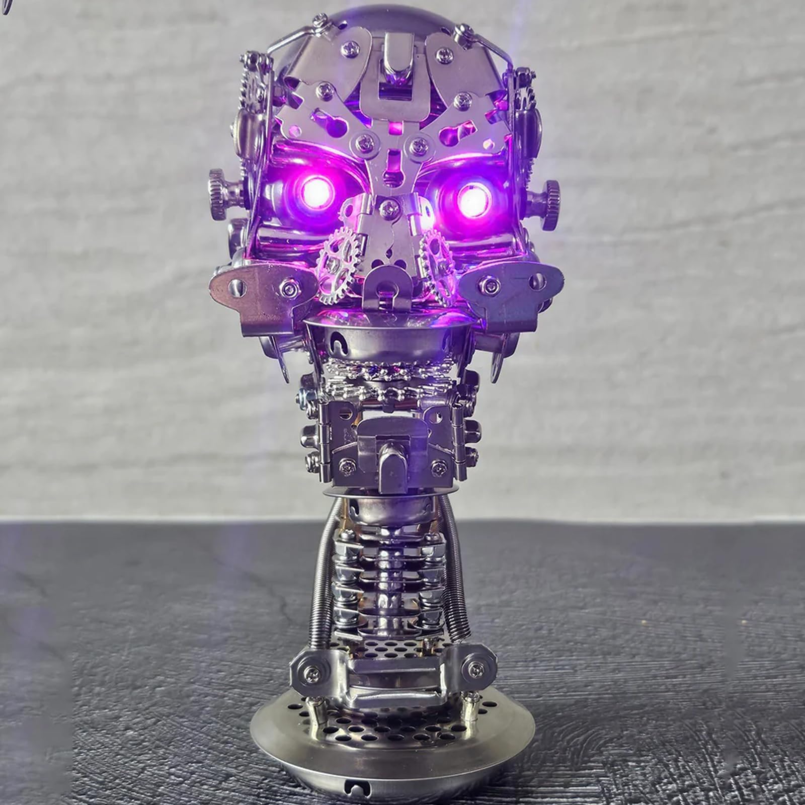 Metalkitor Metalowe puzzle 3D dla dorosłych, zestaw modelu szkieletu, steampunk, DIY, ozdoba czaszki, rękodzieło montażowe, łamigłówka - idealna dekoracja pokoju i wybór na prezent, ponad 240 szt