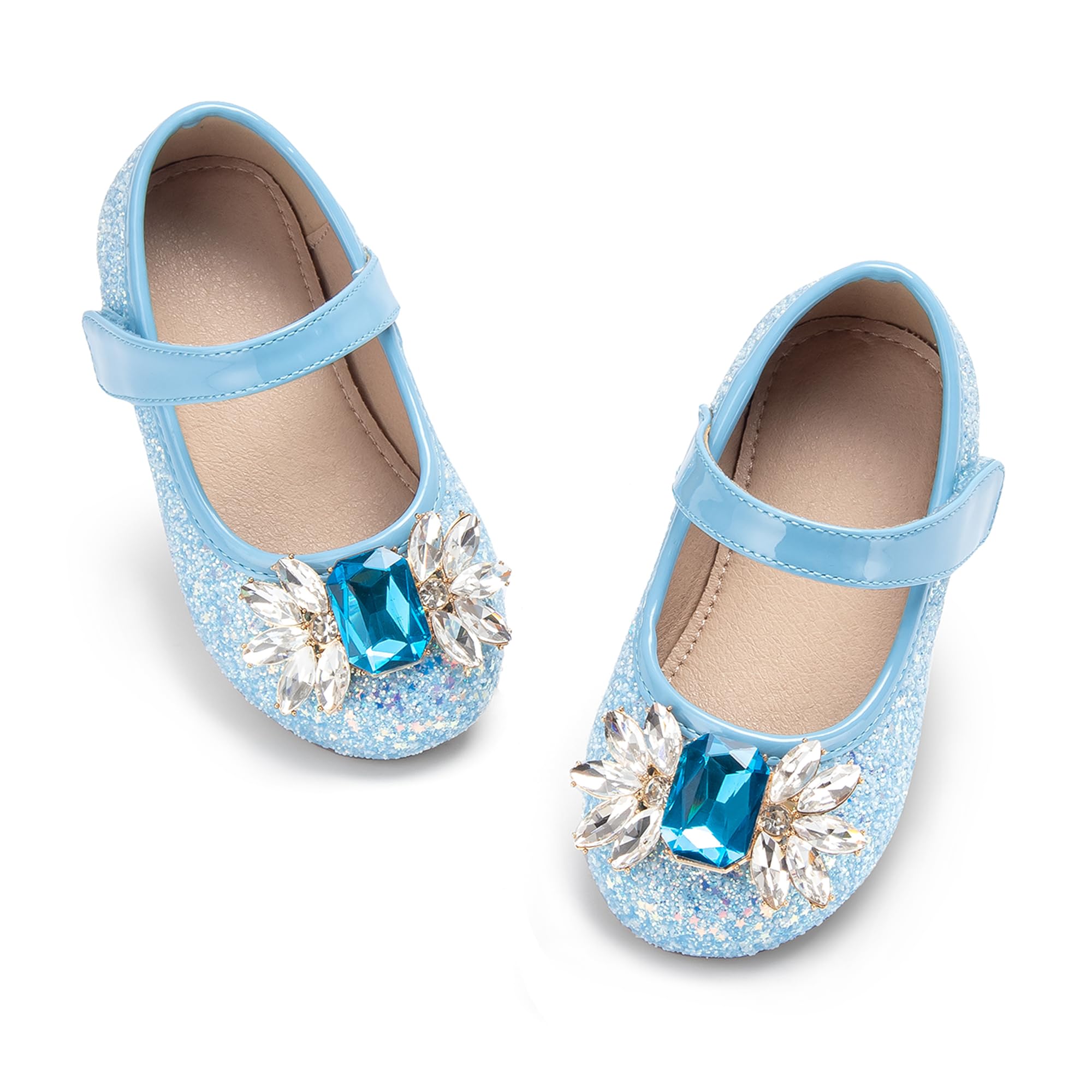 Otter MOMO Toddler/Little Girls Mary Jane Ballerina Flats Shoes Slip-on School Party Dress Shoes