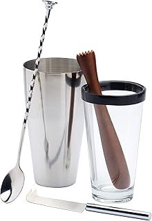 Kitchen Craft Luxe Lounge - Set 4 Pezzi per Cocktail Mojito