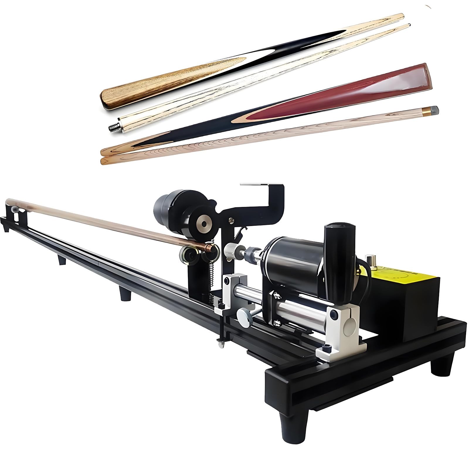 Billard Queue Spitzen Reparatur Maschine 7in1,Drehbank Für Queues,Schleif- & Polierwerkzeug,Lederersatz,Spitzenklemme Reparatur,Für Alle Billard & Snooker Queues