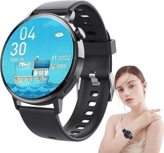 bokelot Non Invasive Glucose Monitor | Glucose Monitor Wearable,Non-Invasive Blood Glucose Test Smart Watch, IP67 Waterproof, 1.43-Inch Screen, Fitness Trackers, 30 Sports Modes