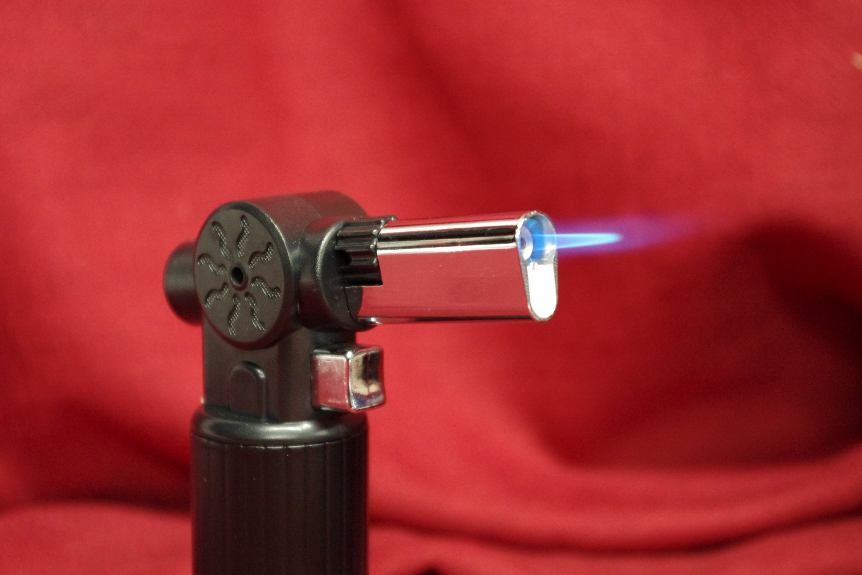 A.A.E. - Jet Torch Butane Refillable LighterBLACK for Camping Hunting Grilling Cooking, Soldering