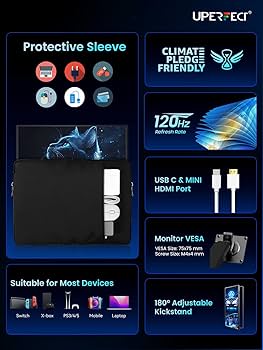 Amazon.com: UPERFECT Portable Monitor 18.5-inch 120HZ 100