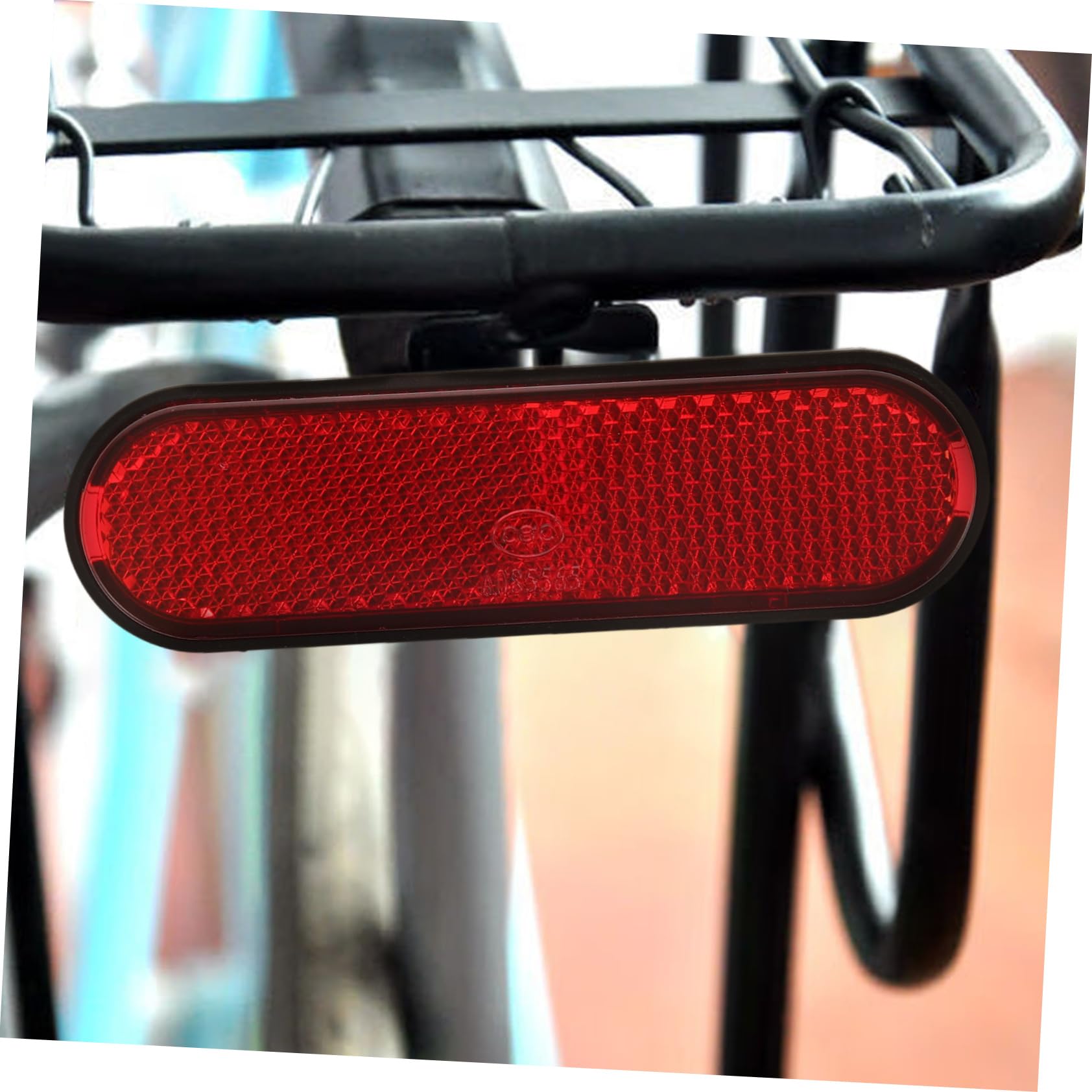 Totority 3sets Bike Reflective Strips Red Side Reflectors Professional Bike Accessory High Reflective Plastic 5pcs*3