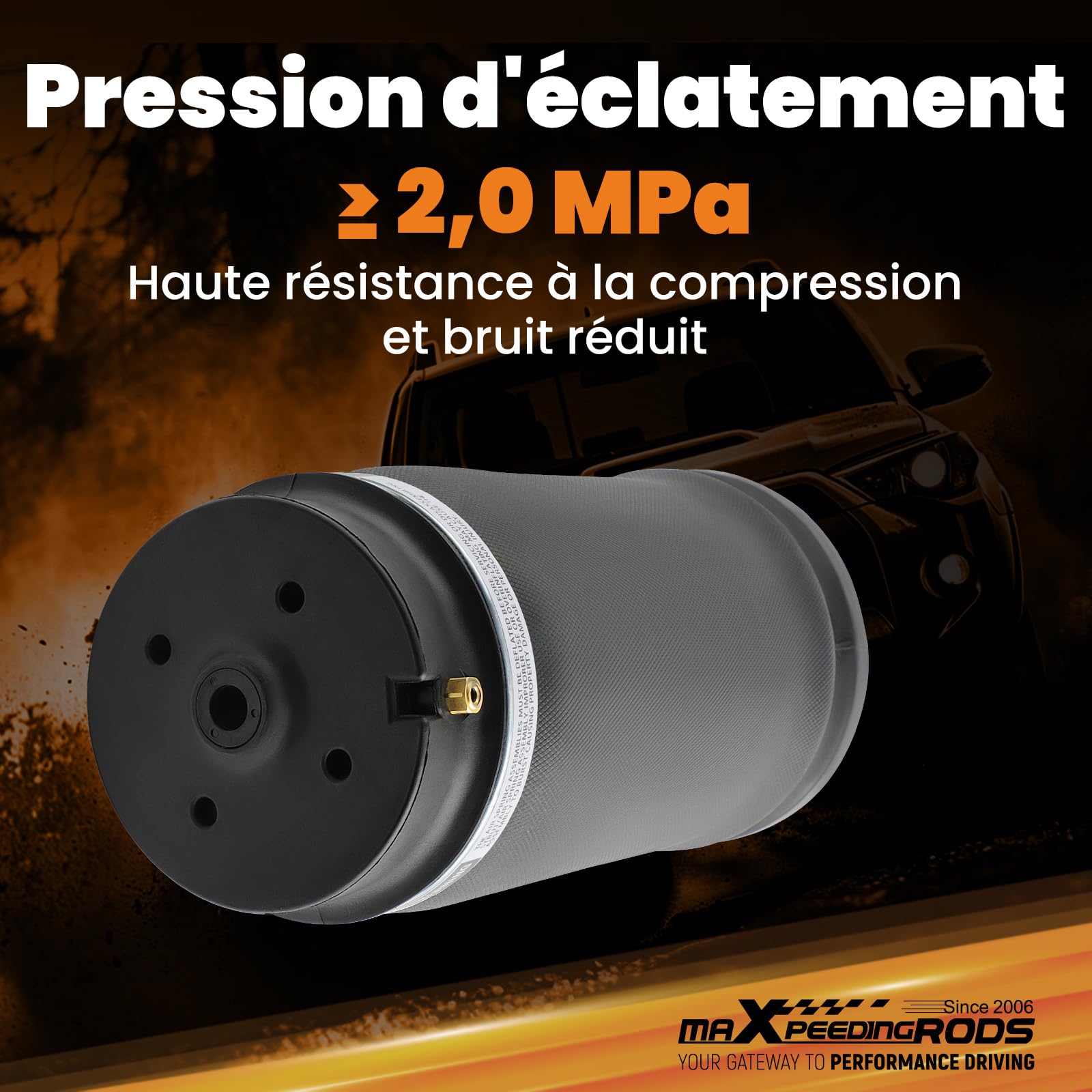 maXpeedingrods 2x Suspension Pneumatique pour Mercedes W164 X164 | OE 1643200725, 1643200325, 4matic ArrièRe Gauche Et Droit