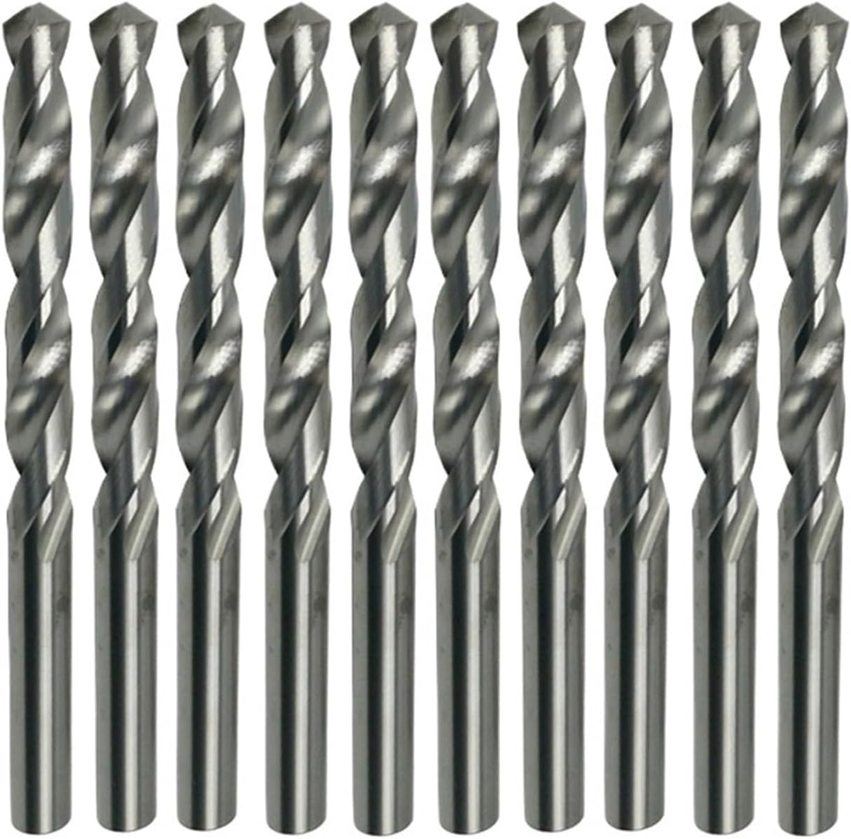 1mm-2.9mmx60mm Spiral Flute Twist Drill Bit 10Pcs(1.3mm 10pc)