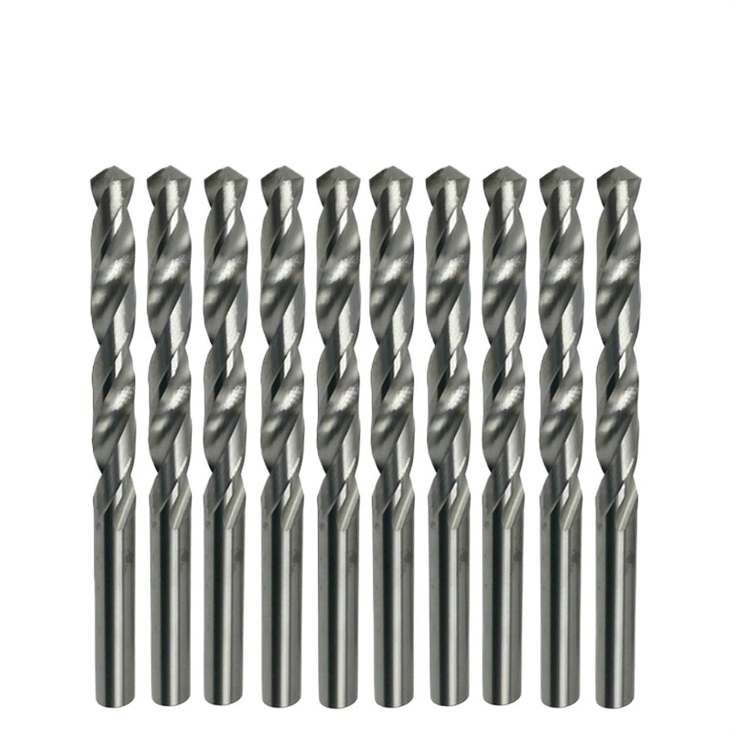 1mm-2.9mmx60mm Spiral Flute Twist Drill Bit 10Pcs(Size:1.3mm 10pc)