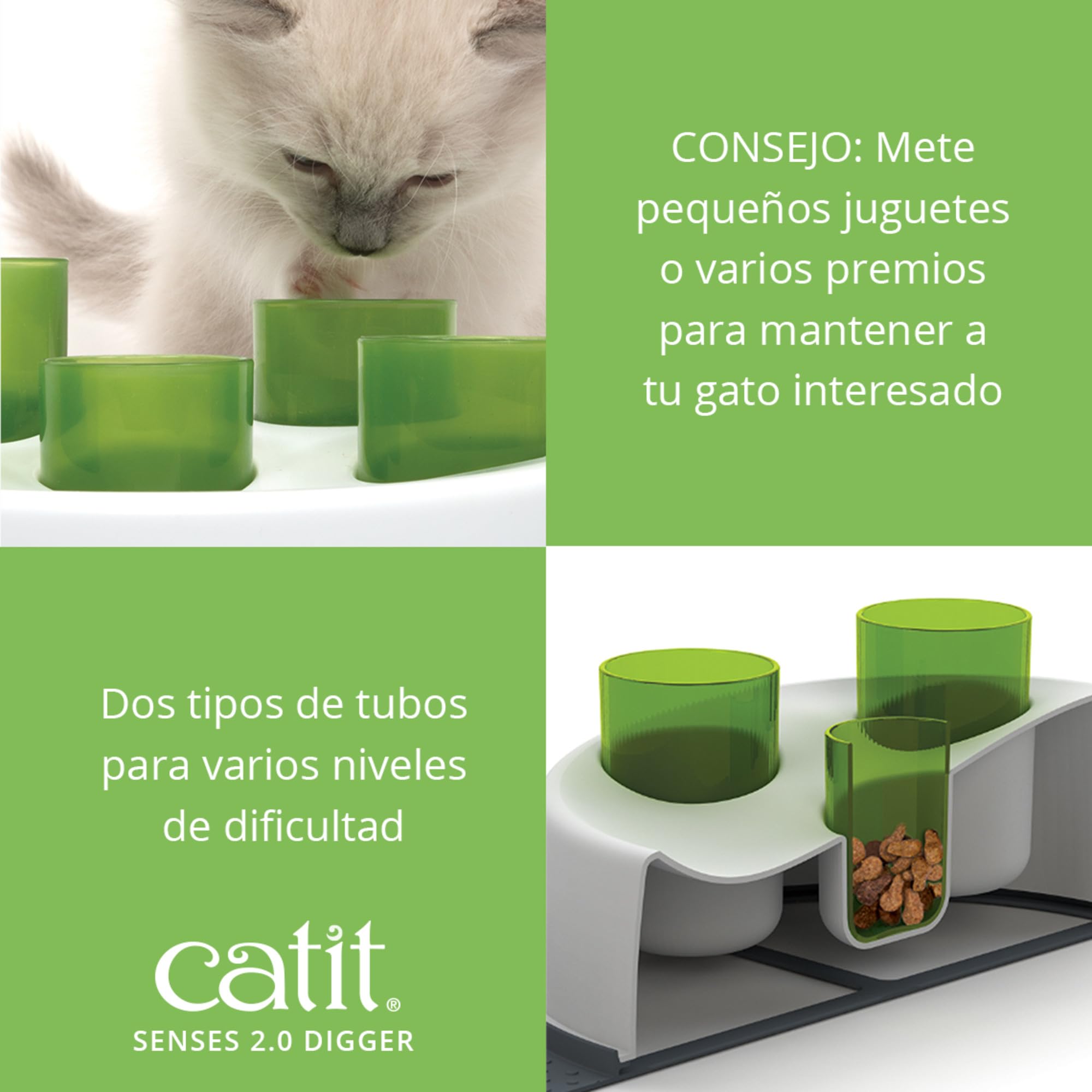 Catit Excavadora Senses 2.0, pequeña