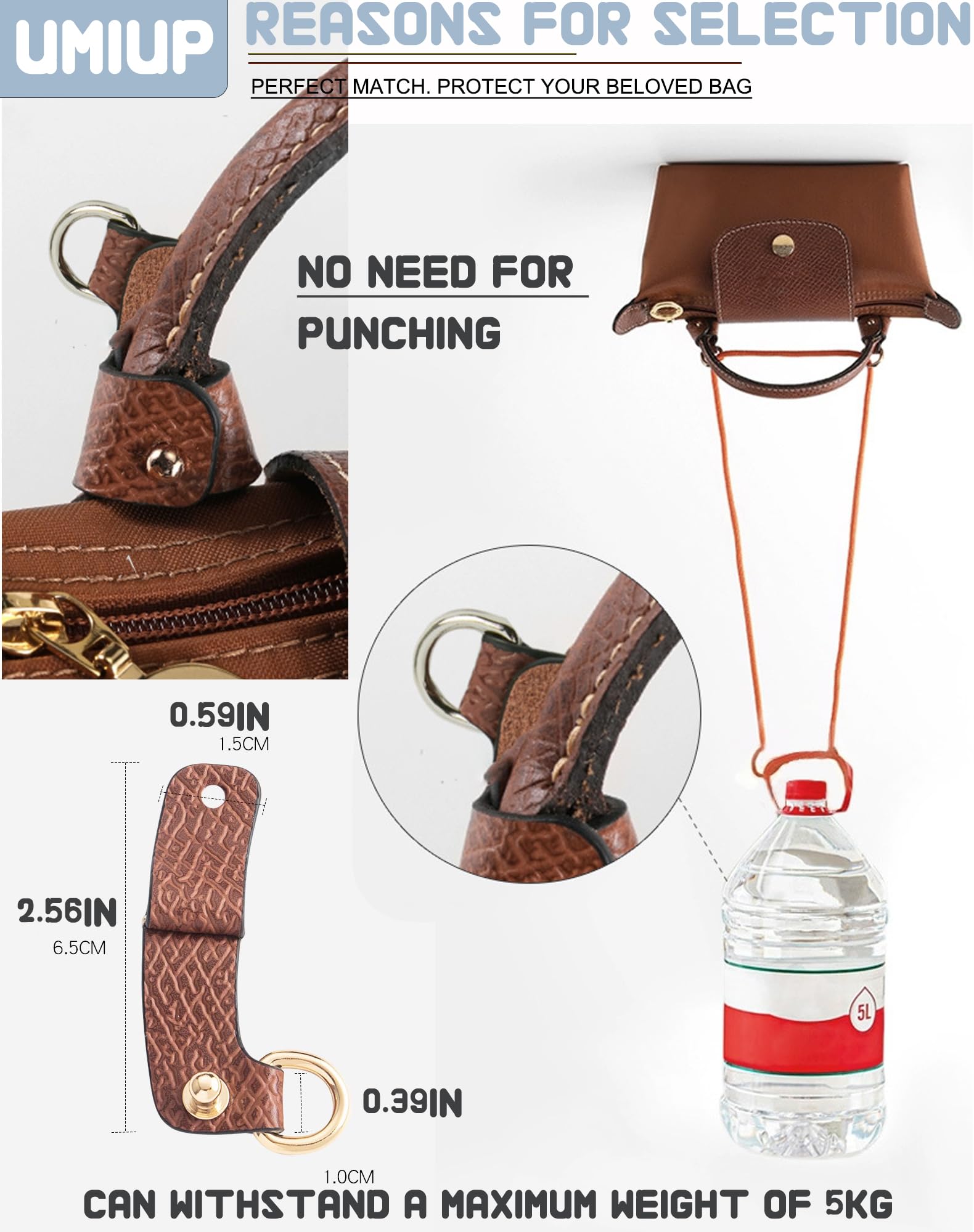 Amazon.co.jp: Umiup 財布ストラップ交換用ストラップキット Longchamp