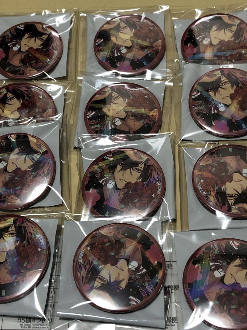 カラマリ 冬の市 2020-2021 スクエア缶バッジ 峰雄 2点まとめ カラマリ