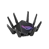 ROG Rapture GT-AX11000 Pro Tri-Band WiFi 6 Extendable Gaming Router, 10G & 2.5G Ports, ASUS RangeBoost Plus, Triple-level Game Acceleration, Subscription-free Network Security, AiMesh Compatible