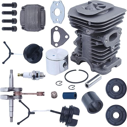 Miniatura 3 de 530069941, Kit de cilindro de 1.575 in, para Husqvarna 142 141 137 136 para pieza de motosierra