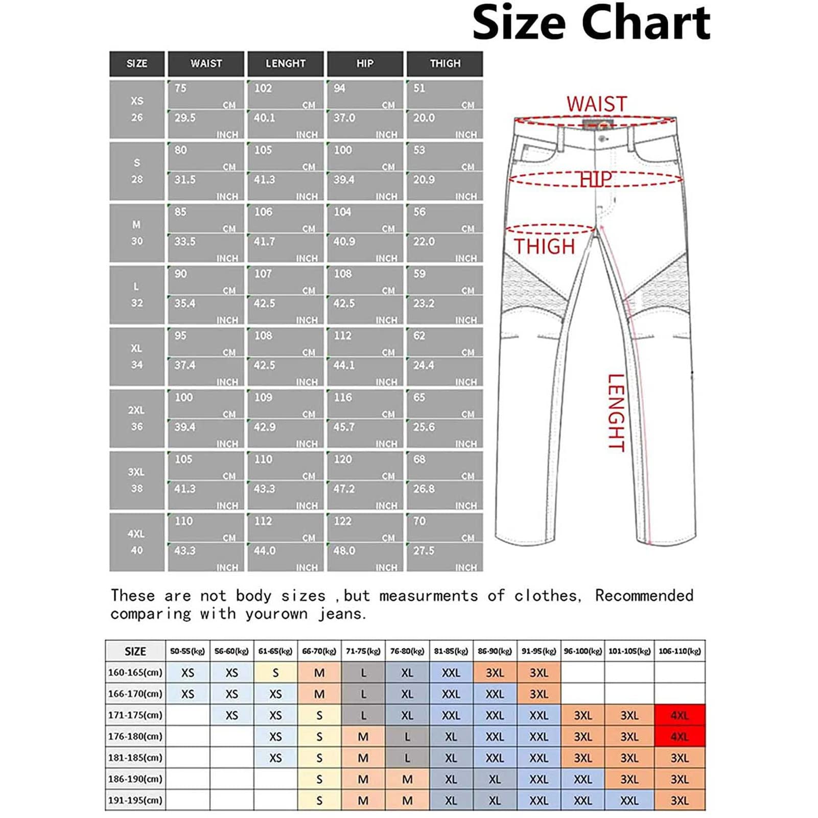 BEDSETS Pantaloni da moto Pantaloni protettivi, Pantaloni da motociclista da moto da uomo - Pantaloni jeans realizzati con aramide con armatura protettiva CE (Nero,XXS)
