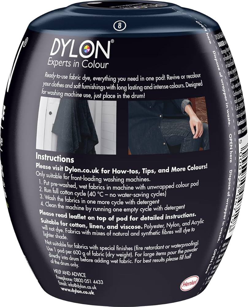 Dylon Machine Dye Pod Jeans Blue, 350G 350g, Blue