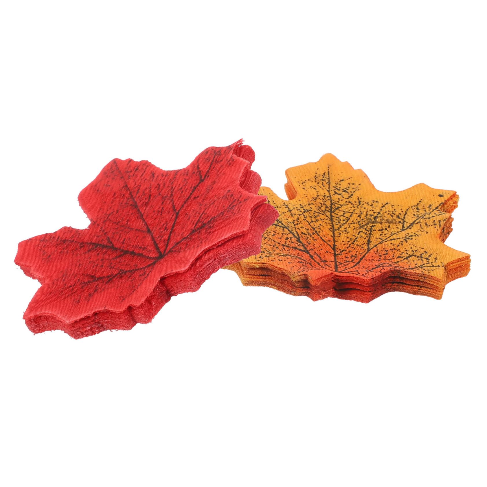 PRETYZOOM 3 Set Foglie Autunnali Home Decor Decorazione Casa Addobbi Feste All'aperto Foglie Finte Sentito Forniture Di Ringraziamento Simulazione Foglia D'acero Panno Di Seta 500 Pezzi * 3