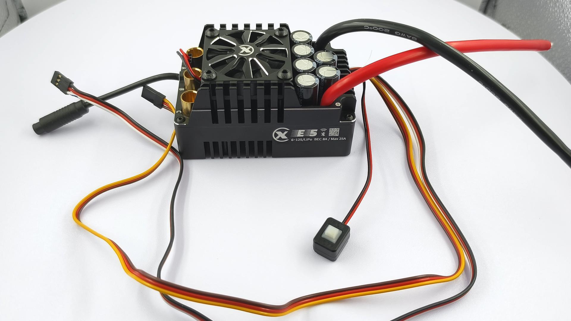 Amazon.com: XC E5 Sensored Brushless ESC for RC Car, 6-12S Lipo