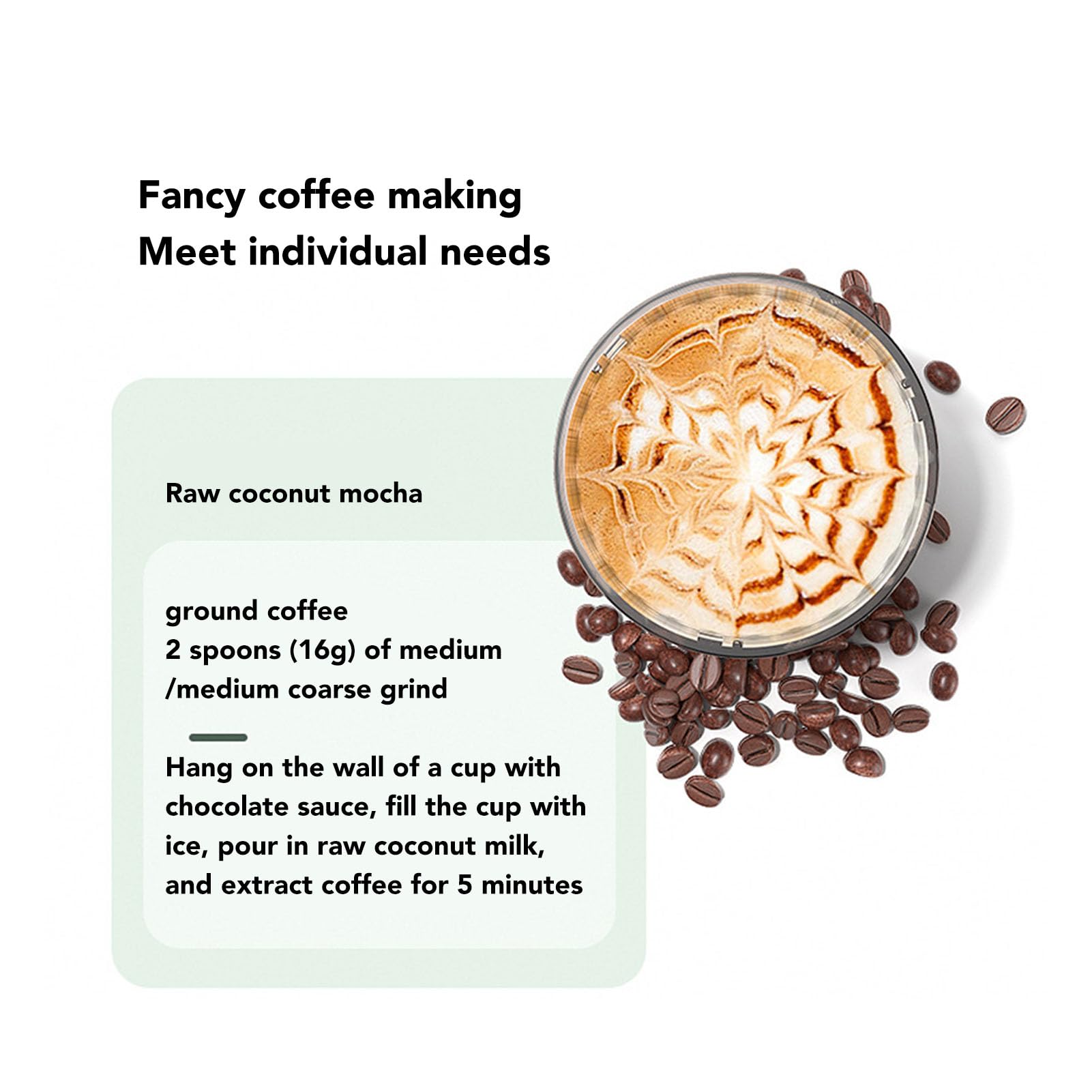 Yunir Macchina per caffè Espresso Elettrica Portatile, Caffettiera da Viaggio con Riscaldamento Rapido Senza Fili per Campeggio, Caffettiera per Auto per Escursionismo,
