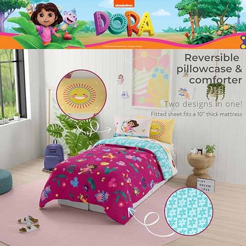 Miniatura 274 de Franco - Juego de edredón y sábanas supersuaves con funda, para niños, 7 piezas, tamaño matrimonial, Five Nights at Freddy's Cinco noches en Freddy's