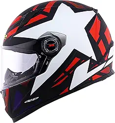 Capacete Ls2 FF358 Tribal Orange Laranja azul