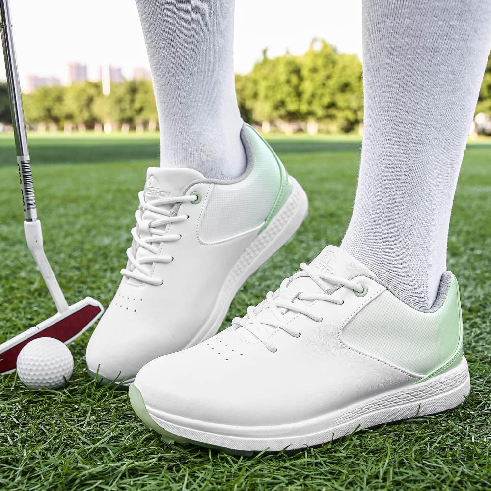 THESTRON Women's Golf Shoes Ladies Golf Sports Sneakers Spikes Women Golf Wears Spikeless Girls Golf Walking Sneakers - Image 8