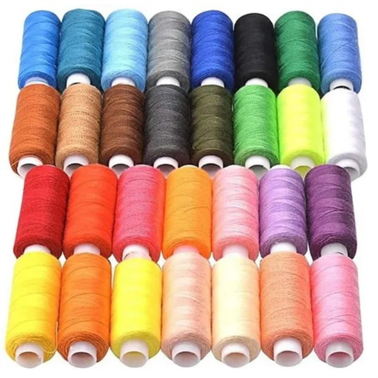 Nici do haftu krzyżykowego, Zestaw nici do szycia, 250Yd, Multi, ester, 100/60/30 szt., ręczne/maszynowe