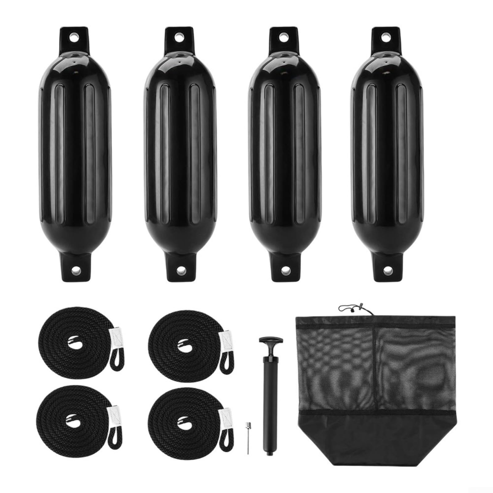 Bateau gonflable nervuré noir lot de 2 ou 4 rapide à utiliser