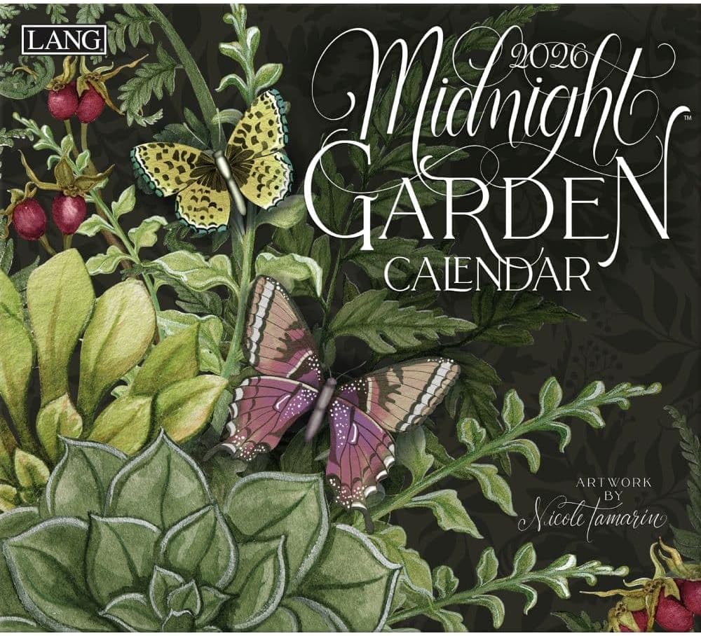 Lang, Midnight Garden 2026 Wall Calendar by Nicole Tamarin Lang, Midnight Garden 2026 Wall Calendar by Nicole Tamarin