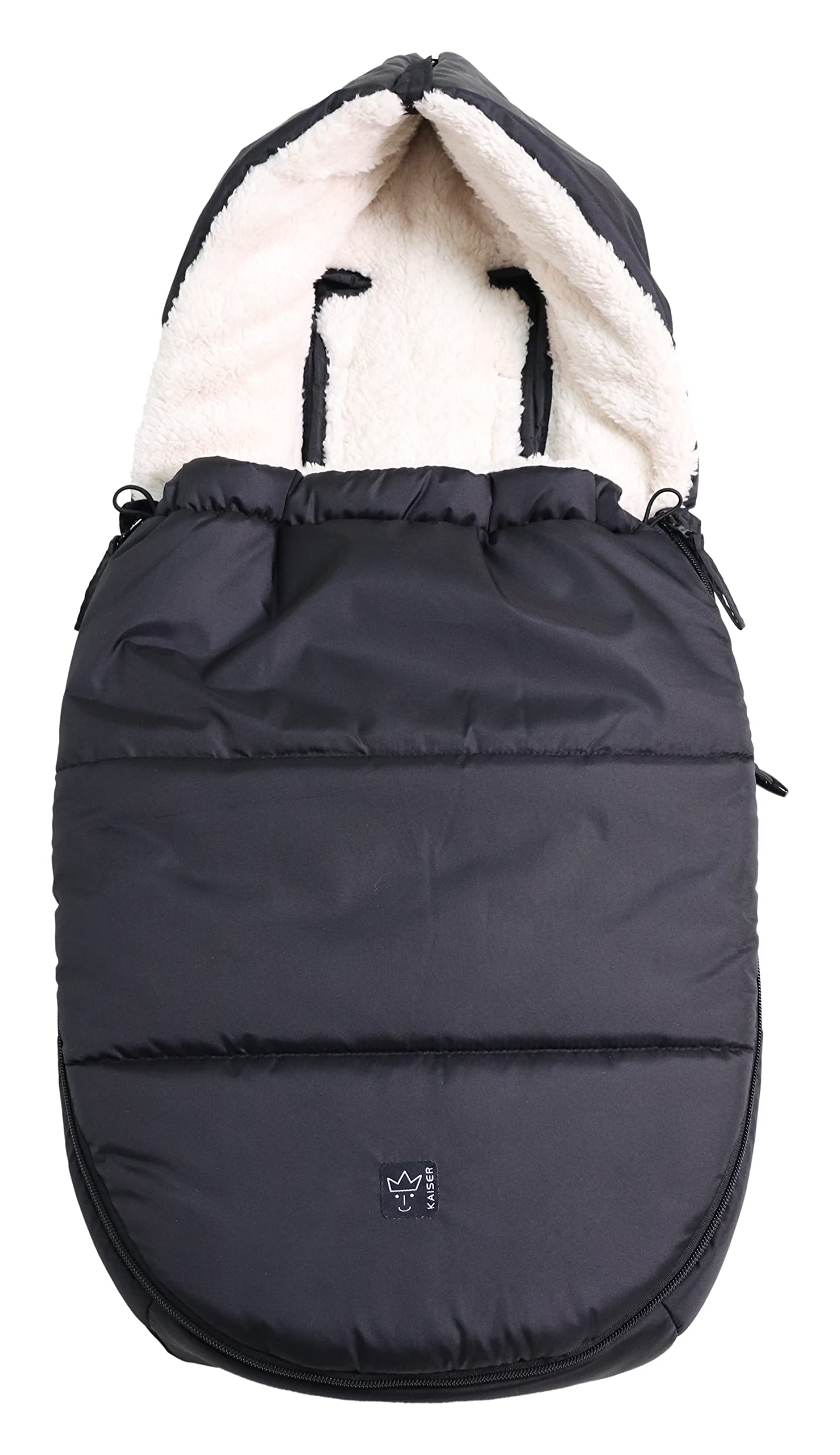 KAISER 65384251 HOODY 2.0 Sherpa Polar, czarny/kremowy