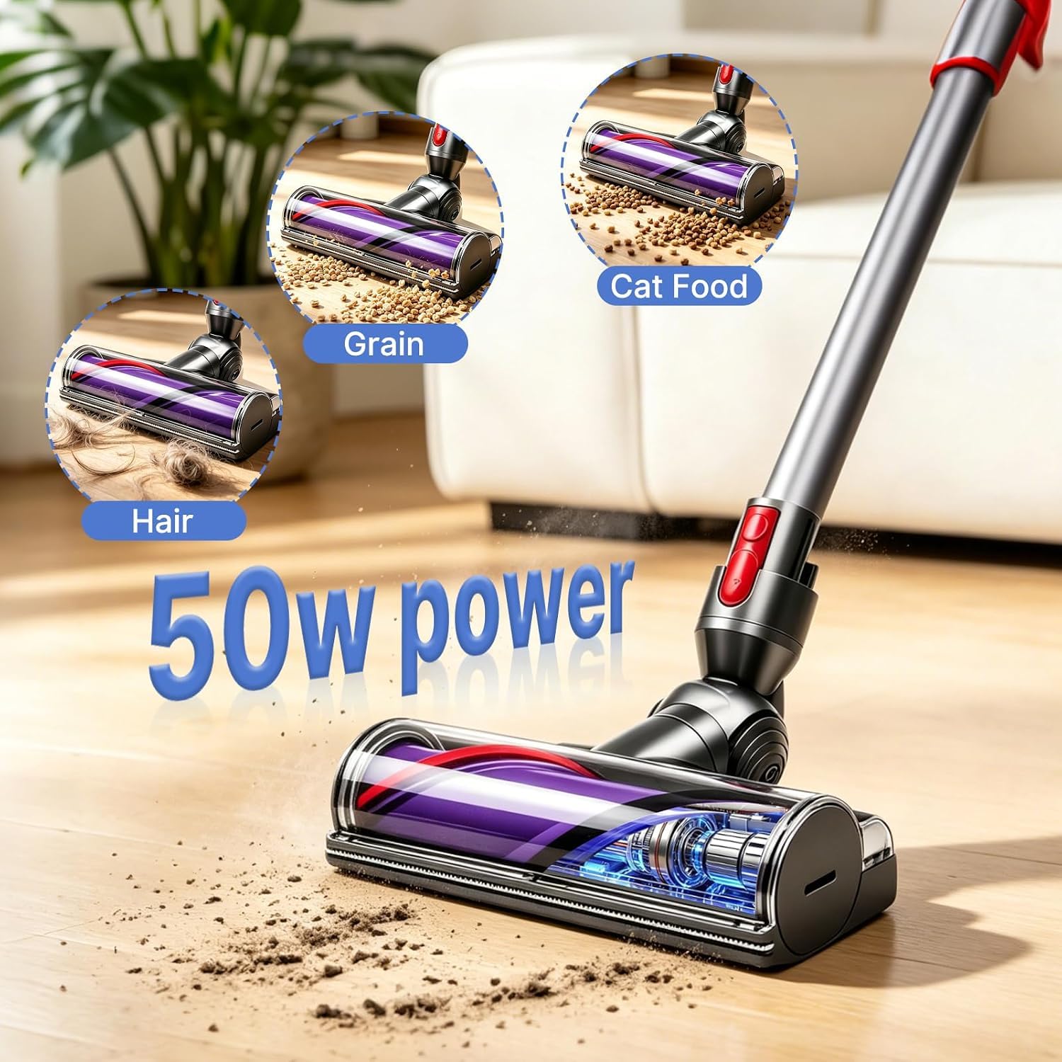 Bürste kompatibel für Dyson V7 V8 V10 V11 V15 Staubsauger