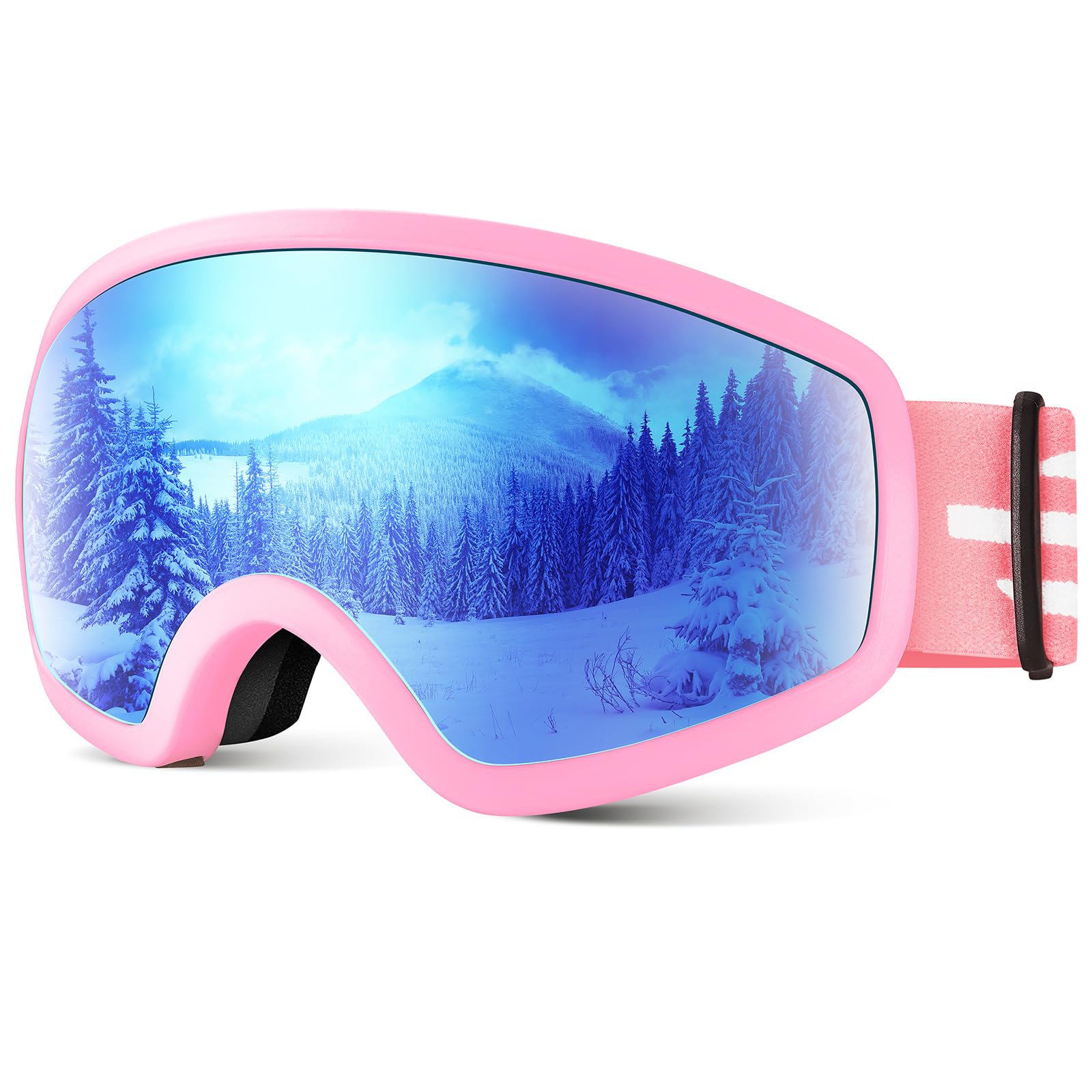Lunettes de ski pour enfants, adolescents, garçons et filles de 5 à 14 ans