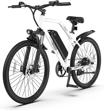 HiKeep Electric Dirt Bike for Adults - Peak 750W Electric Bikes, 48V/7.8Ah Ebike, 26 Inch All-Terrain Fat Tire Electric Motorcycle