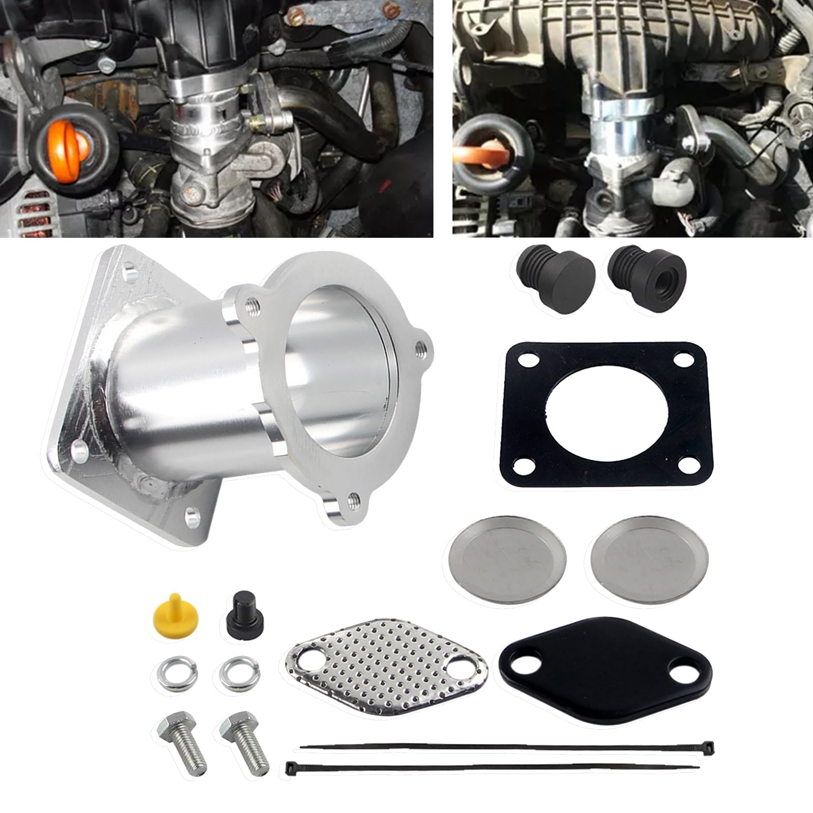 Kit Di Rimozione Valvola EGR E Eliminazione Radiatore Per BMW M47n2 E M57n2 - Regolazione Tubo Sostitutivo Per E87 E90 E92 E93 E60 OEM 11717804381, 11717792077