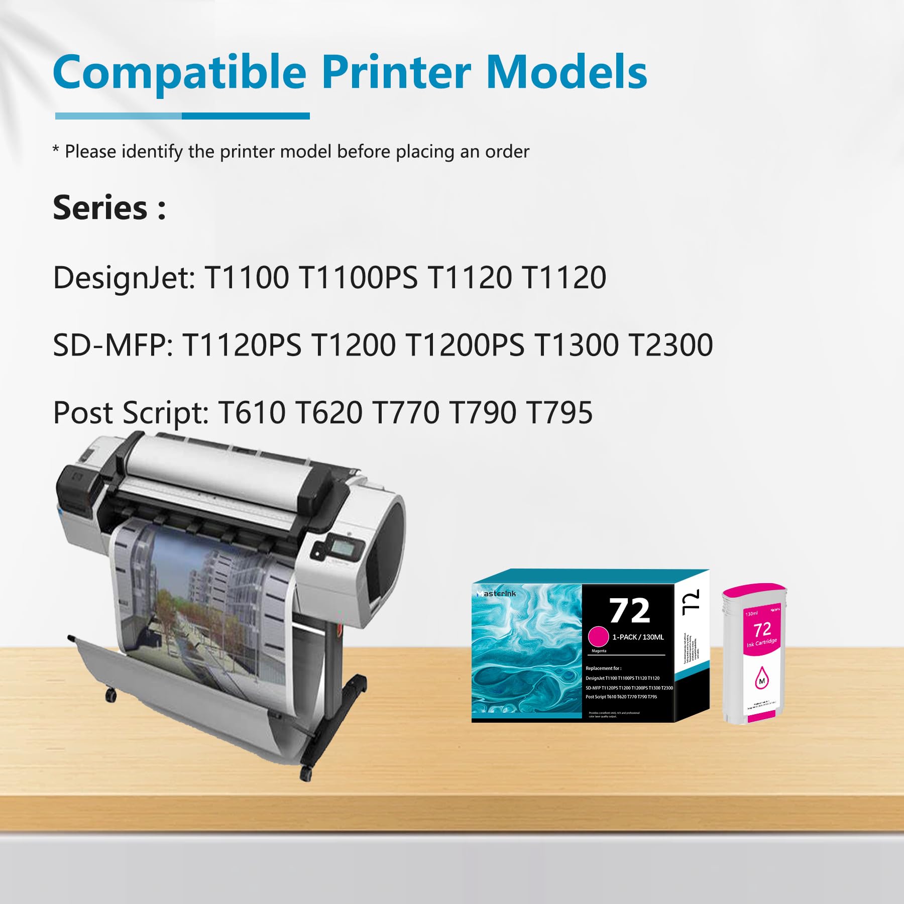 HP Designjet 72のインクカートリッジ Amazon.com: 72 Magenta a Ink Cartridge C9372A Compatible