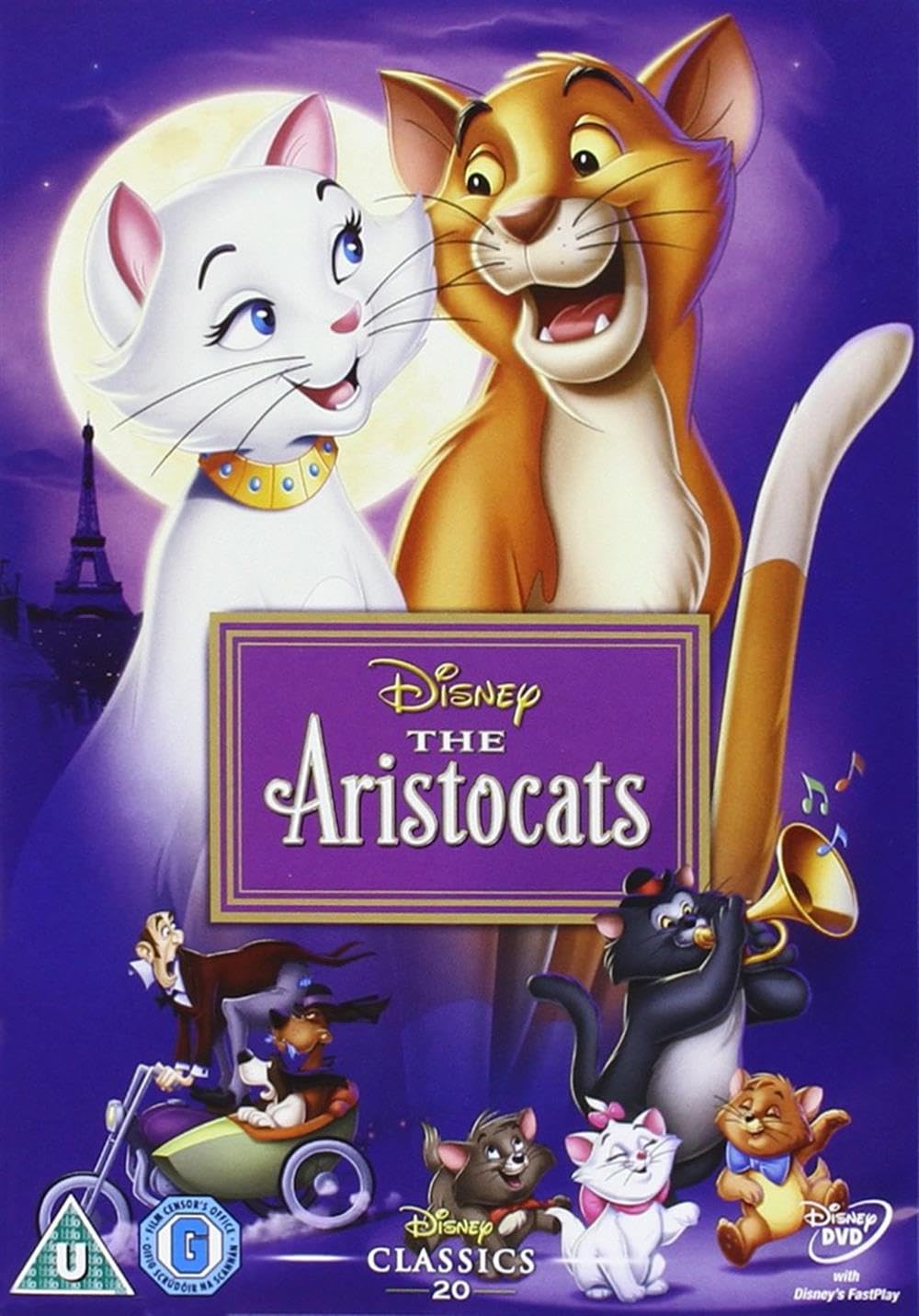 WALT DISNEY The Aristocats [DVD, 1970]