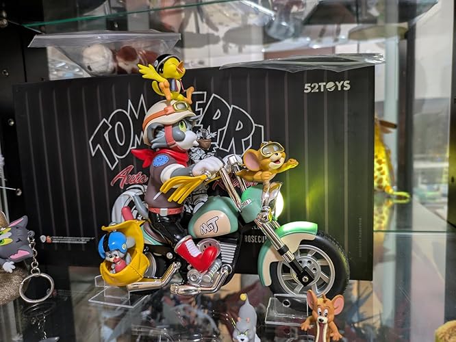 Amazon.co.jp: 52TOYS TOM and JERRY Retro Motorcycle PVCフィギュア