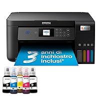 Epson EcoTank ET-2851 Stampante Multifunzione A4, Serbatoi Ricaricabili Alta Capacità