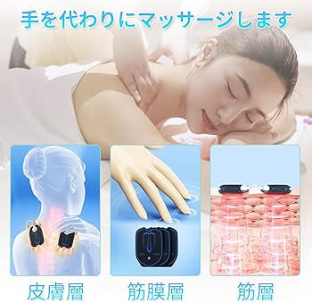 Amazon | EMS微電流ケア 【2024新モデル】 ems マッサージ 機 6モード