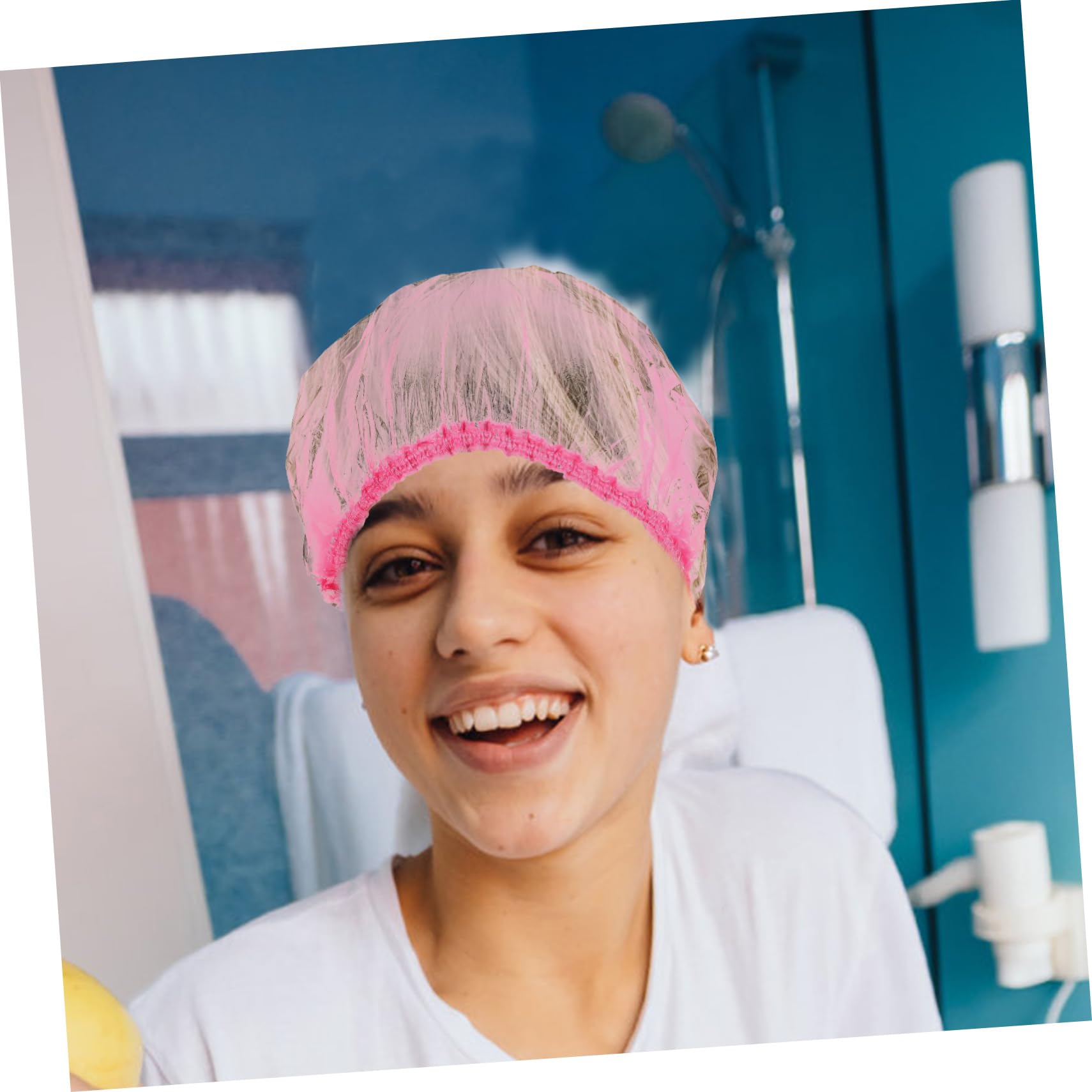 CALLARON 500piezas Gorros De Ducha Desechables Para Mujeres Cabello Baño Elásticos Prácticos